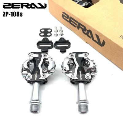 China ZP-108S Cycling Road MTB Clipness Auto Lock Bike Pedals SPD Pedals Auto Lock Compatible Pedals Bike Parts 108s for sale