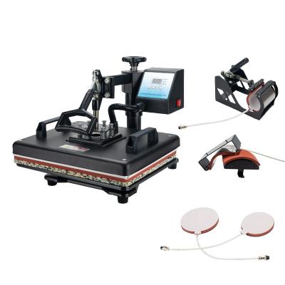 China Aiboer Heat Press Printing Machine clothes logo printing machine for cups 5 in 1 for sale