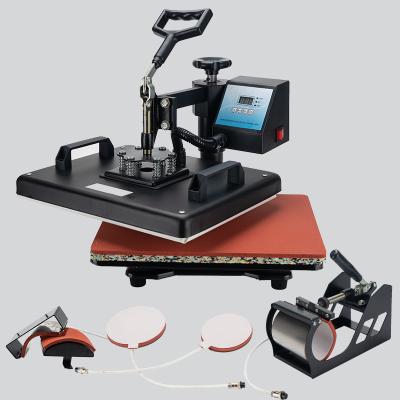 China 29*38 5 in 1 sublimation heat press t shirt printing machine for tshirt mug cap Te koop