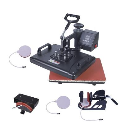 China high quality ceramic mug combo 5in 1 heat press machine for t shirt printing à venda