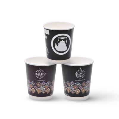 China Double wall paper coffee cups_coffee cup_colored paper coffee cups for sale