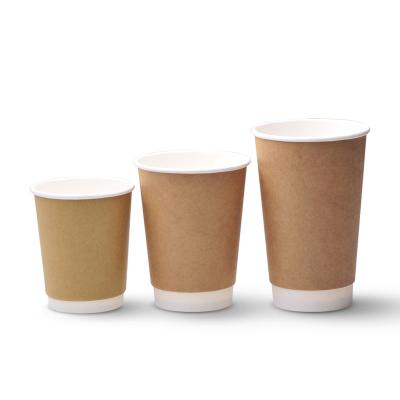 China DOUBLE WALL kraft paper cups_paper cups for hot beverages_double wallpaper cups for sale