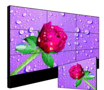 Κίνα 500nits RS232 55in λεπτή Bezel LCD επιτροπή για τη διαφήμιση προς πώληση