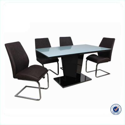 China Modern Dining Tables and PANEL Style MDF Dubai Chairs for sale