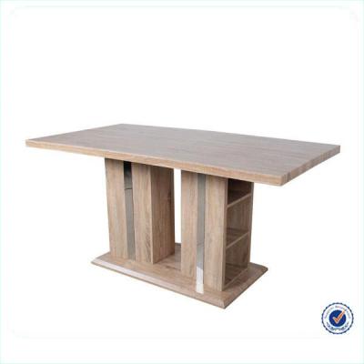 China Wooden PANEL MDF Italy Style Wooden Dining Table With Drawers for sale