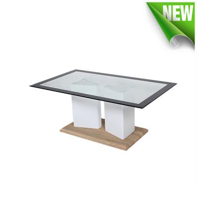 China Modern PANEL Design Glass High Gloss Wooden Italian Tea Table for sale