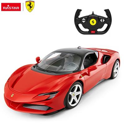 China RC model Ferrari SF90 toy model 14 RASTAR licensed stradale super world sell racing rc car for sale