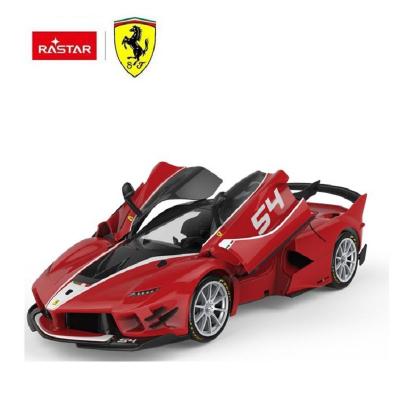 China New Electric RC Model RASTAR 2019 Toy Ferrari rc plastic red car with shock absorber for sale