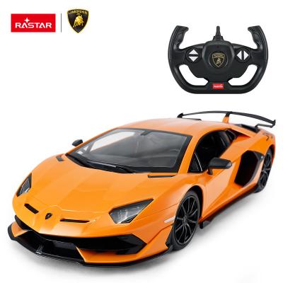 China Classic RC model Lamborghini Aventador SVJ favorite toy electric power rc car rastar for kids for sale