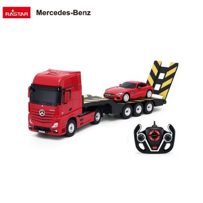 China RC model RASTAR licensed electric toy children 1:26 rc kit Mercedes Benz actros car for sale