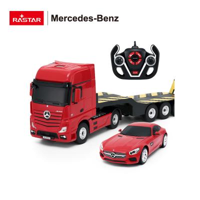 China 2.4G Mercedes actros car rc model kit Rastar kids new truck toy for sale