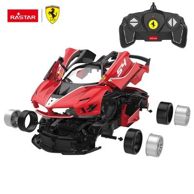 China RC model RASTAR technic racing toys Ferrari rc educational car building blocks for sale