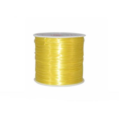 China Elastic Yellow Urethane Elastic Fiber Spandex Elastic Yarn For Woven Wristband for sale