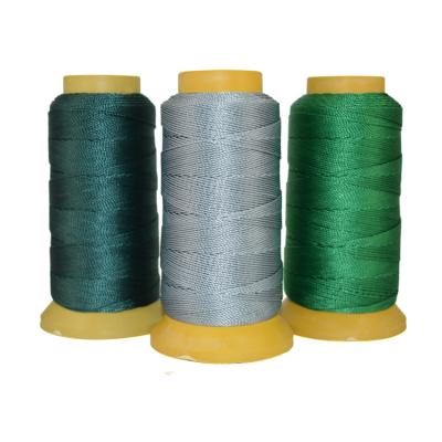 China Low shrinkage 10/3 15/3 20/3 30/3 60/2 40/3 100% high tenacity polyester cone sewing thread 20 colors for weaving diy looms for sale