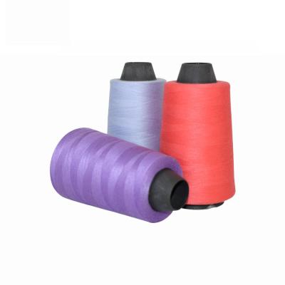 China Low Shrinkage 100% Polyester Spun 60/2 Cotton Overlocking Seam Thread for sale