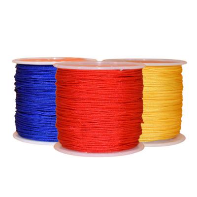 China Low Set 20 Colors Jewelry Yarn Taiwan Jade Nylon Thread Shrink 20g 0.8mm For DIY Weaving for sale