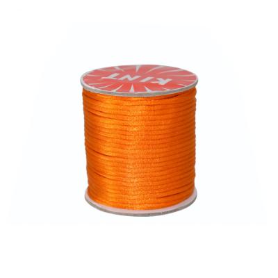 China No.7 Low Shrinkage Thread Korean Silk 1.5mm Colored Nylon Thread For Woven Chinese Knot Bracelet Making 50g/roll for sale