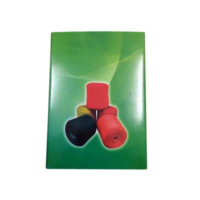 China Check color gauge color card for polycotton yarn color board for sale