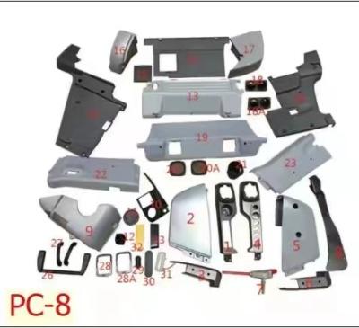 China Komatsu PC200-8 PC300-8 Parts Excavator Full Interior Trim Panels for sale