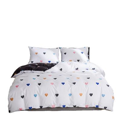 China Wish Nondisposable Amazon Express Bedding Amazon Love Star Nordic Back Cat Printing 3 PCs Of Duvet Cover Set for sale