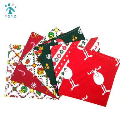 China Viable Custom Bandana Custom Bandana Dog Pet Scarf Custom Double Layer for sale