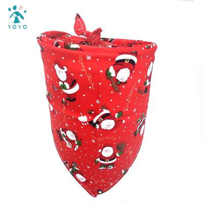 China Viable Hot Selling Dog Plaid Bandanna Pet Scarf Cotton Pet Cat Scarf Logo Dog Bandana for sale