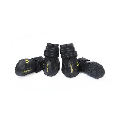 China Viable Waterproof Dog Shoes Paw Protector Boots with Reflective Branding for sale