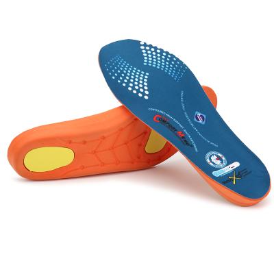 China Anti-fatigue Light Weigh Comfortable Massage Shock Absorption Sports Insole Note Anti-fatigue PU Foam Deodorization Insole for sale