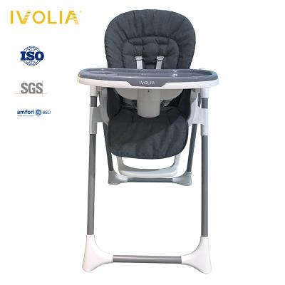 China Safety Comfortable Baby Dining Chair Multifunctional Baby Dining Chair Baby Highchair Feeding Steel Tube Solid Anti-fall for sale