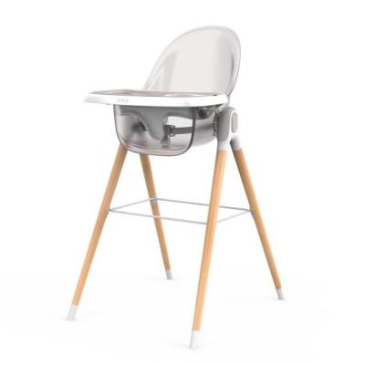 China New Safety Design EN14988 Multifunctional Baby Wooden Sitting Chair 3 In 1 Feeding Highchair for sale