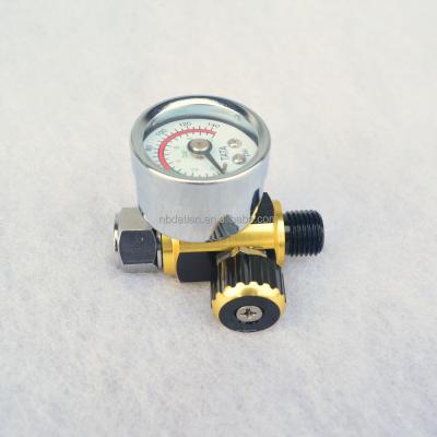 China New Air Pressure Relief Regulator Spray Gun Regulator Pressure Regulator Line Control Indicator DT-001 for sale