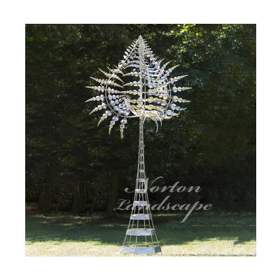 China Europe fashion stainless steel kinetic energy sculpture garden decoration large modern outdoor kinetic wind sculpture for sale