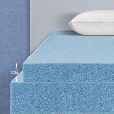 China Foldable Full Size Cooling Gel Infused Firm Support Memory Mattress Topper for sale