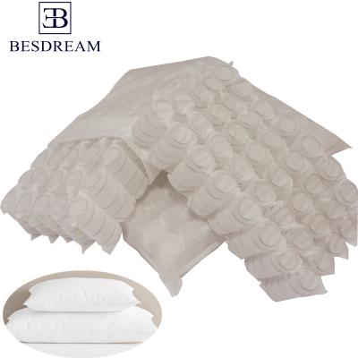 China Super Soft Mini Coil Hotel Coil Pocket Spring Coil Spring Pillow Case For Soft Bed Pillows for sale