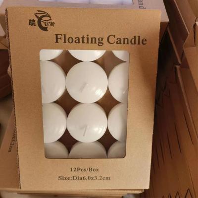 China Dia6.0cm Birthdays Floating Candle in Water Home Decor for Wedding Decoration Centerpiece Party for sale