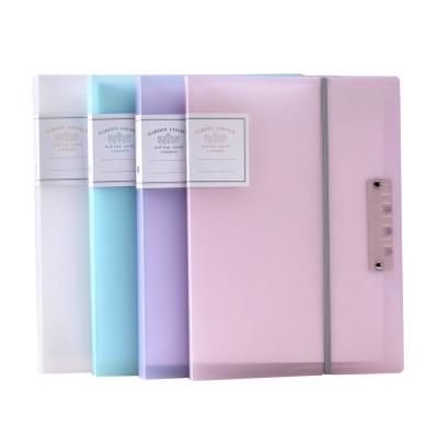 China Wholesale office supplies eco-friendly a4 pp waterproof metal two clip holder file document folder for sale