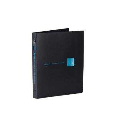 China Eco-friendly PP Can Insert Color Page Whiteboard Ring Binder Folder for sale