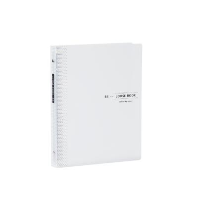 China Custom high quality eco-friendly office grebiche a5 transparent waterproof plastic pp notebook for sale