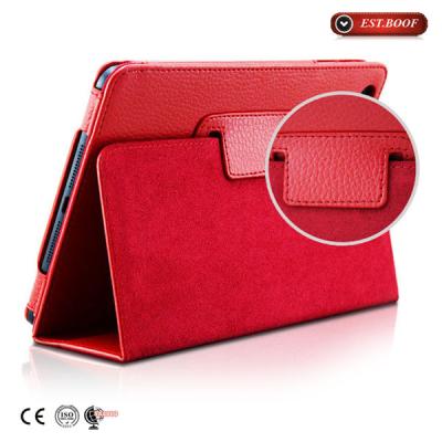 China Premium Red Ipad Mini Leather Covers Ultra Thin For Ipad 2 / 3 / 4 / Air for sale