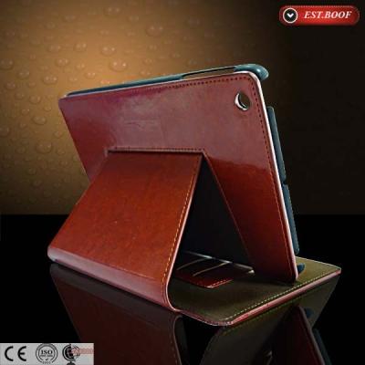 China 8 Inch Red Tablet Leather Case Standing Slim Custom Magnetic Tablet Cover for sale