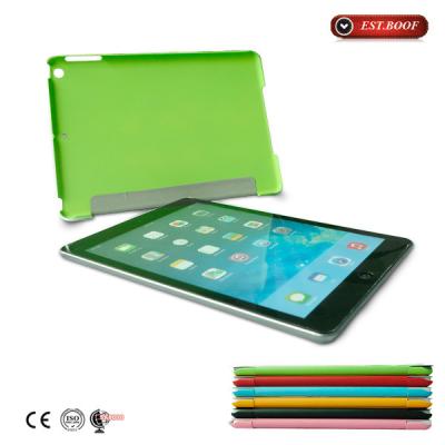 China La tableta de cuero en folio verde, roja, blanca, negra cubre doblar para el aire de IPad en venta