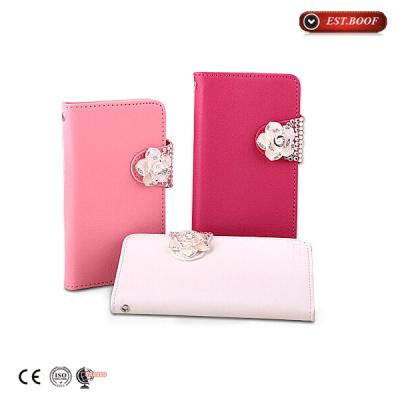 China Eco - Friendly Personalized Leather Cell Phone Covers Crystal Fadeless For Iphone 5 for sale