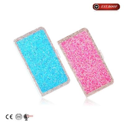 China Elegant Crystal Cell Phone Cases Book Stand For Samsung Galaxy S4 for sale