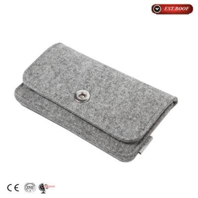 China Comfort Felt Fabric Wallet Cell Phone Cases For iPhone 6 , tear-resistant for sale