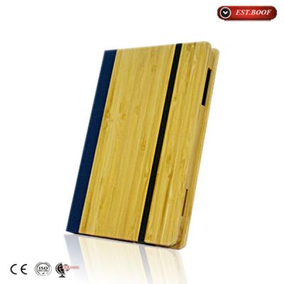 China Book Style Eco-friendly Genuine Natural Bamboo Cover Case For Ipad Air for sale