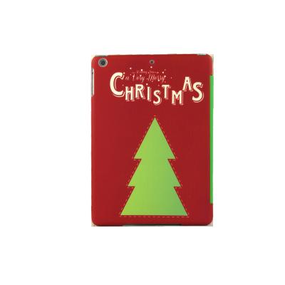 China iPad 2 Leather Covers Transformer Magnetic with Christmas Tree for sale