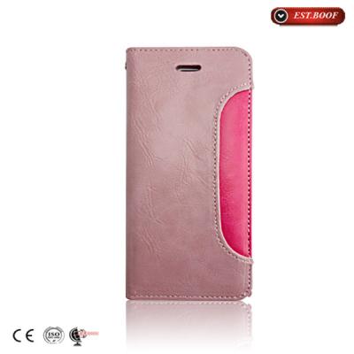 China Pink Flip Phone Cases Apple Iphone 6 plus Cover Waterproof , Multicolor for sale