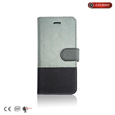 China Apple de costura Iphone cubre los casos con cuero a prueba de polvo, cartera delgada del teléfono en venta