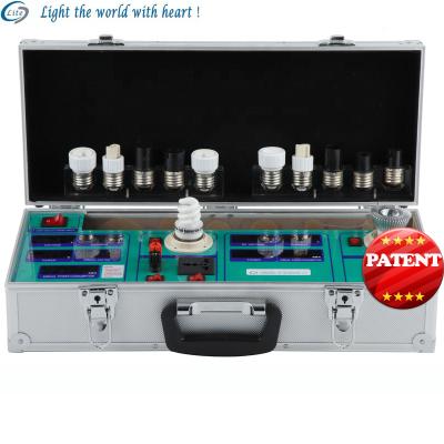 China Automatic Testing Machine LED AC DC Lamp Power Meter --LED CFL Watt,Voltage,Current,Power Factor Tester LED Demo Case for sale