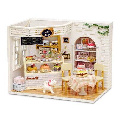 China DIY TOY Wholesale Doll house gift toys suitable for parents and child couples to give DIY gifts cake diary doll house for sale